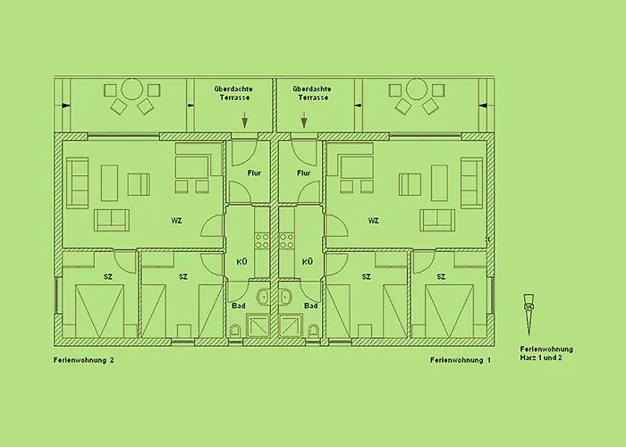 Harzer Feriengarten Vakantiehuis Quedlinburg